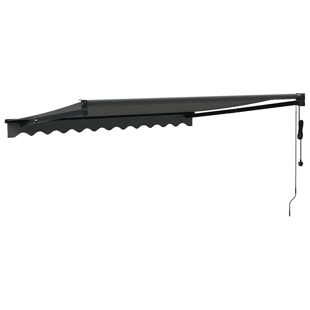 Tenda Sole Automatica Retrattile Antracite 3,5x2,5 m