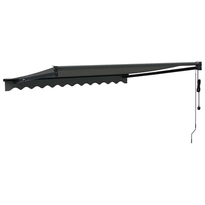 Tenda Sole Automatica Retrattile Antracite 3,5x2,5 m
