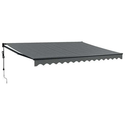 Tenda Sole Automatica Retrattile Antracite 4x3 m | homemem39