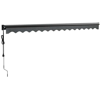 Tenda Sole Automatica Retrattile Antracite 4,5x3 m | homemem39