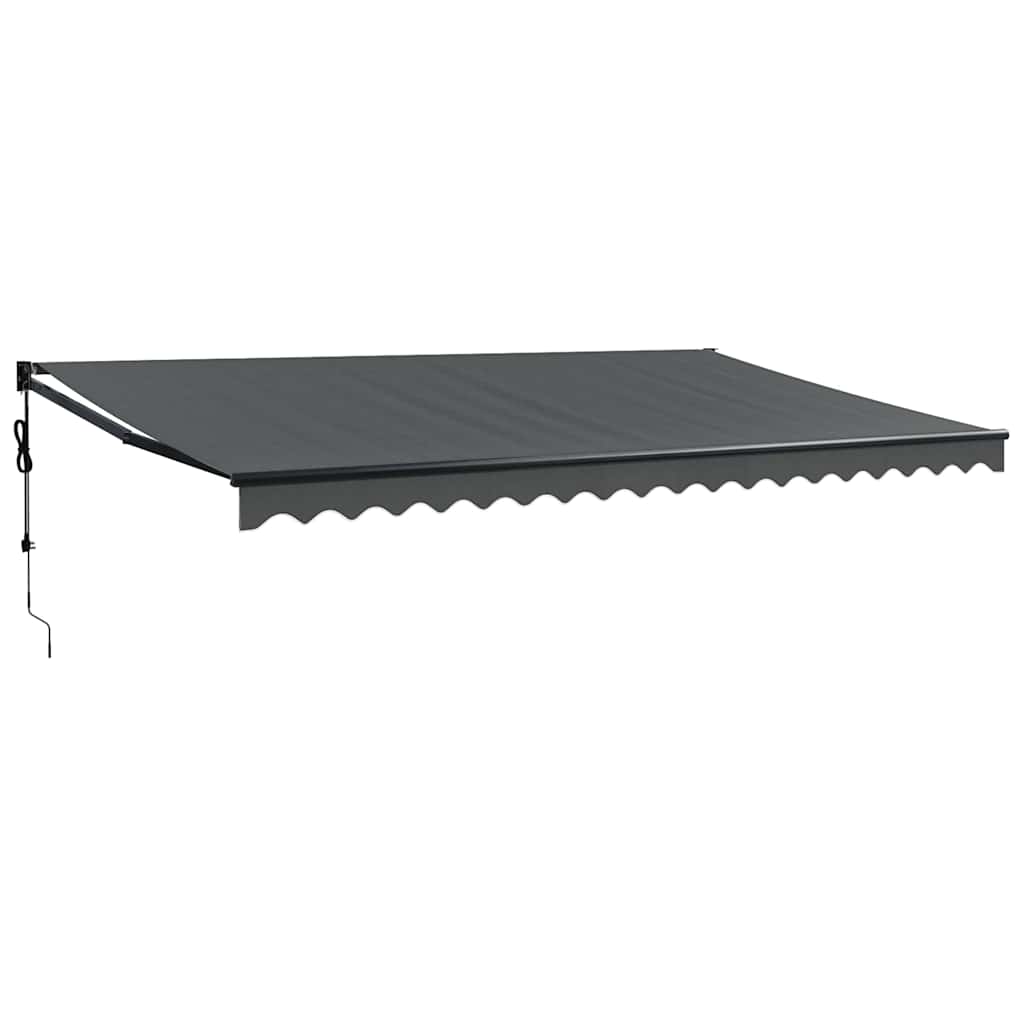Tenda Sole Automatica Retrattile Antracite 5x3 m | homemem39