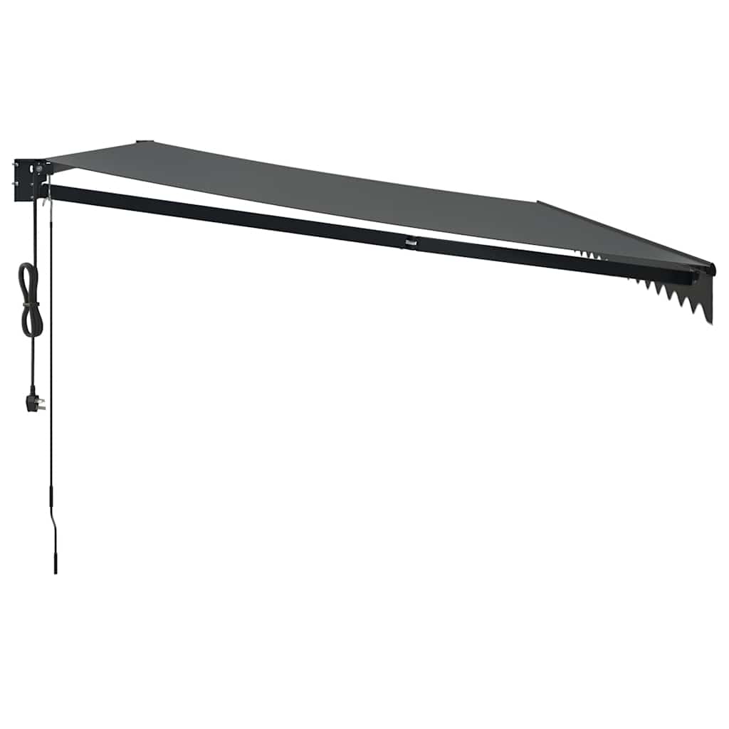 Tenda Sole Automatica Retrattile Antracite 5x3 m | homemem39