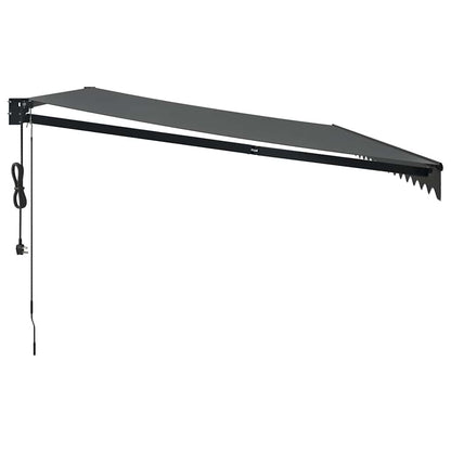 Tenda Sole Automatica Retrattile Antracite 5x3 m