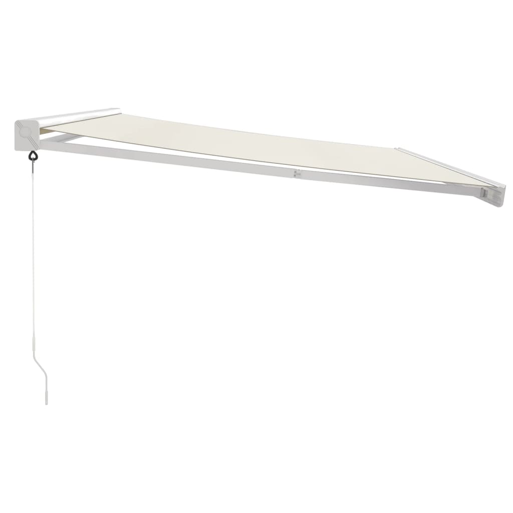 Tenda da Sole Retrattile Crema 4x3 m in Tessuto e Alluminio | homemem39