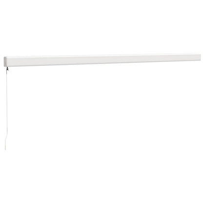 Tenda da Sole Retrattile Crema 5x3 m in Tessuto e Alluminio