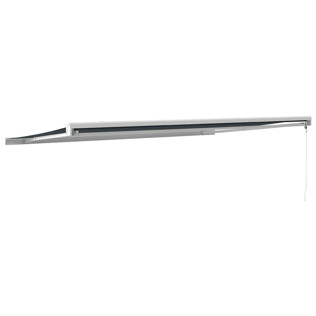 Tenda da Sole Retrattile Antracite 5x3 m in Tessuto e Alluminio | homemem39