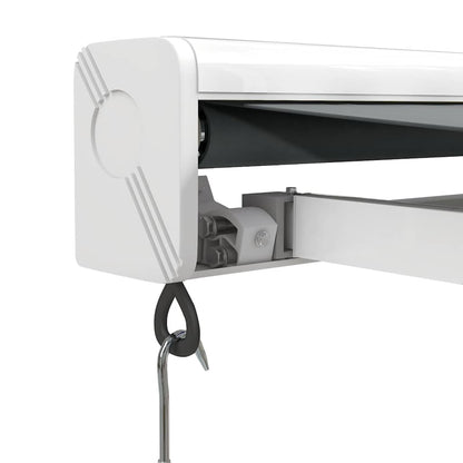Tenda da Sole Retrattile Antracite 5x3 m in Tessuto e Alluminio | homemem39
