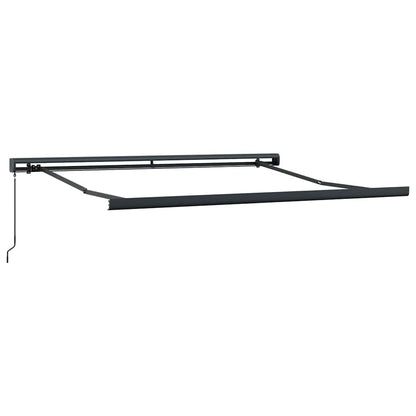 Tenda Retrattile Gialla e Bianca 3x2,5 m in Tessuto e Alluminio