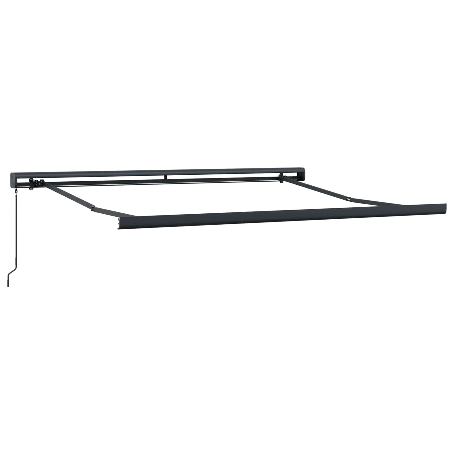 | Tenda retrattile | Blu e Bianco con Struttura Bianca 3,5 x 2,5 m