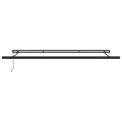 Tenda Sole Retrattile Gialla e Bianca 5x3 m Tessuto e Alluminio
