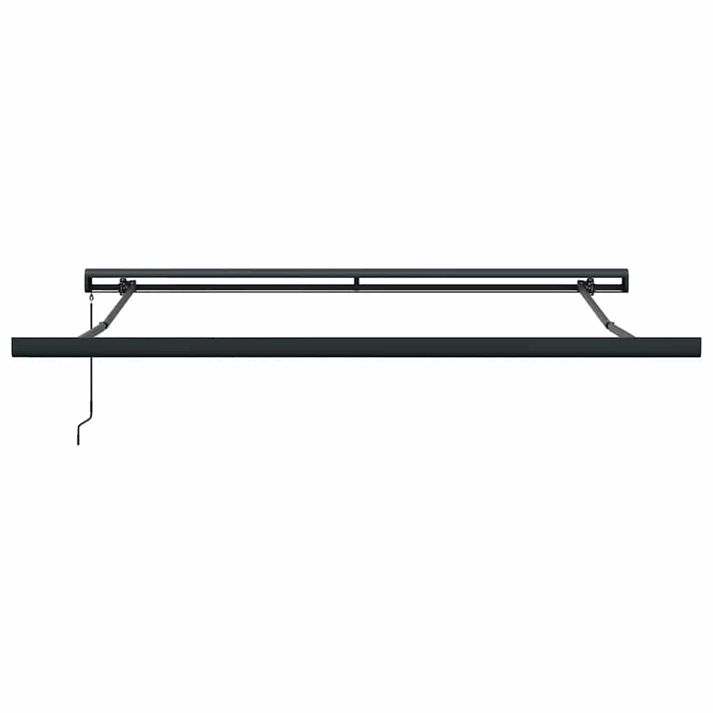 Tenda Retrattile Arancione e Marrone 3x2,5m Tessuto e Alluminio