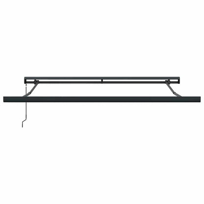 Tenda Retrattile Arancione e Marrone 3x2,5m Tessuto e Alluminio