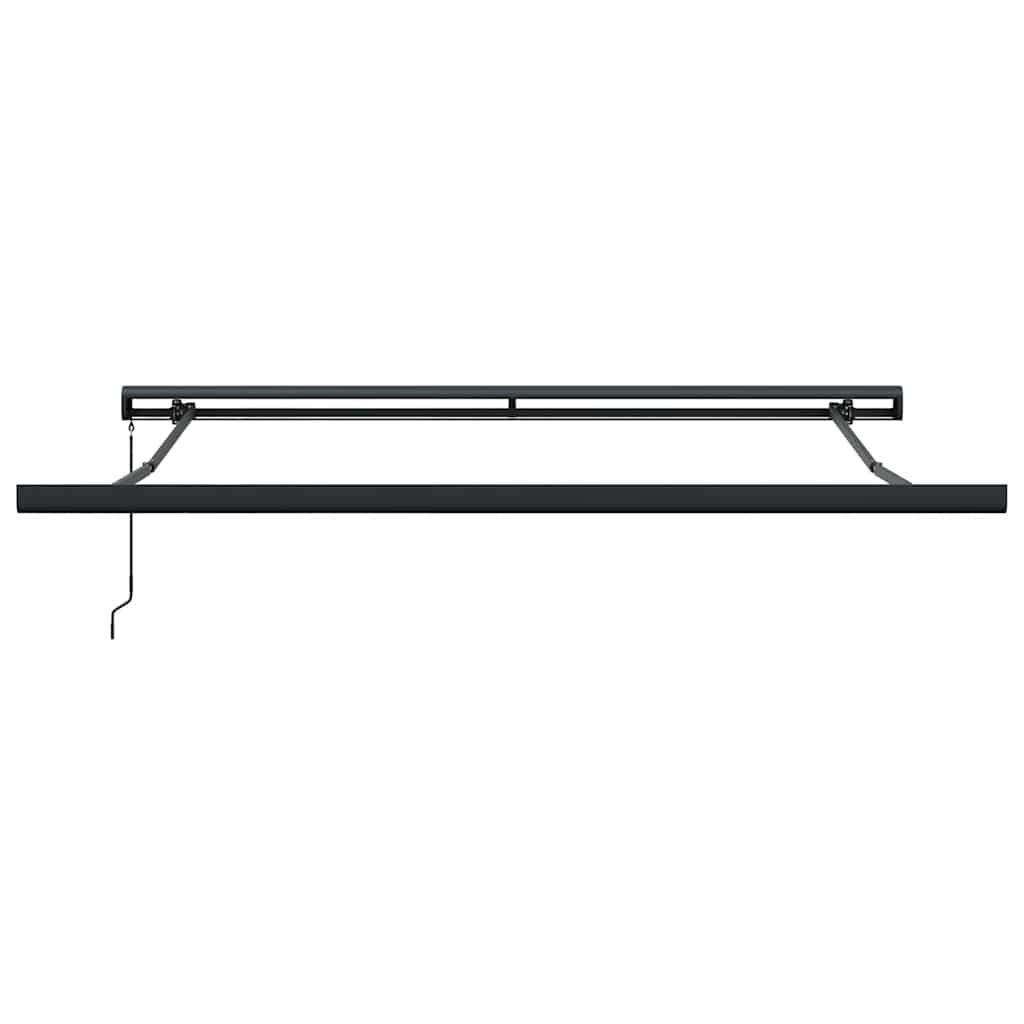 Tenda Retrattile Arancione Marrone 3,5x2,5m Tessuto e Alluminio