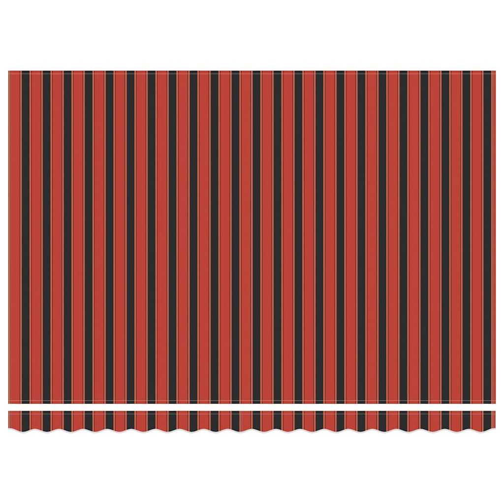Tenda Sole Retrattile Arancione Marrone 4x3m Tessuto Alluminio | homemem39
