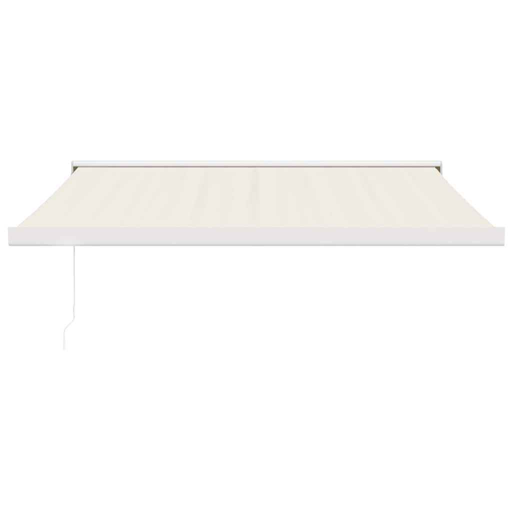 Tenda da Sole Retrattile Crema 3,5x2,5 m in Tessuto e Alluminio | homemem39