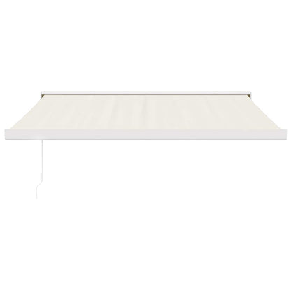 Tenda da Sole Retrattile Crema 3,5x2,5 m in Tessuto e Alluminio | homemem39