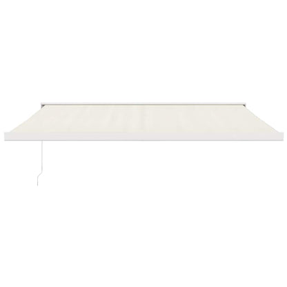 Tenda da Sole Retrattile Crema 4x3 m in Tessuto e Alluminio - homemem39