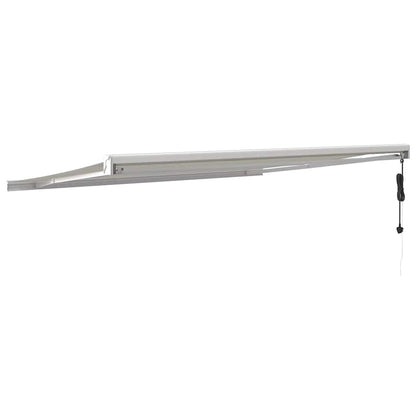 Tenda da Sole Retrattile Crema 4x3 m in Tessuto e Alluminio - homemem39