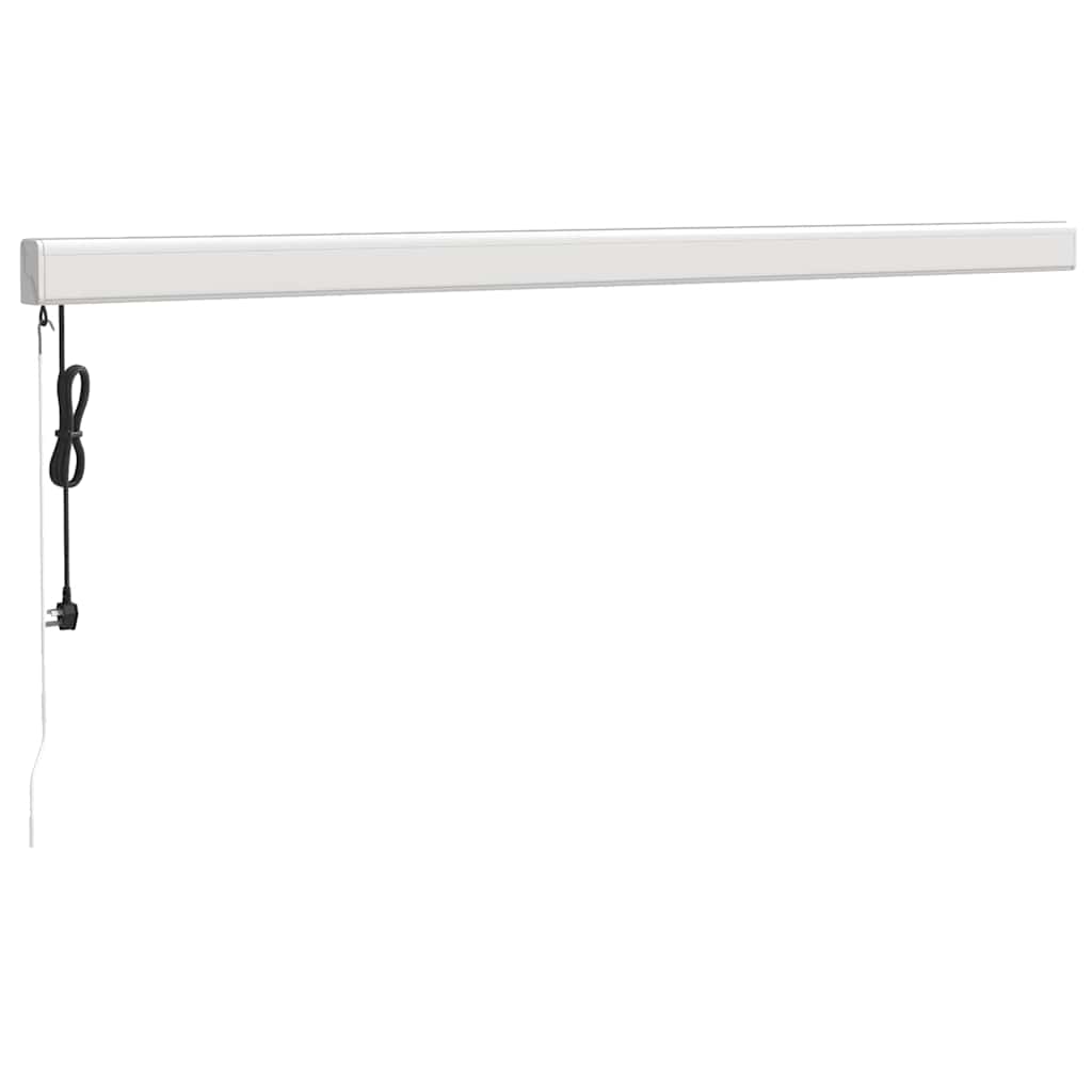 Tenda da Sole Retrattile Crema 4x3 m in Tessuto e Alluminio