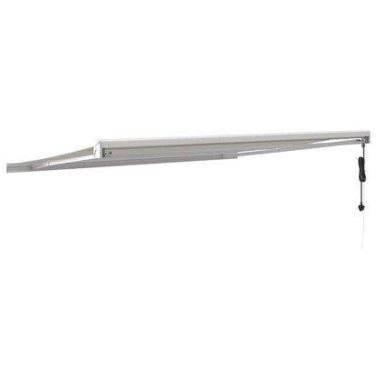 Tenda da Sole Retrattile Crema 4,5x3 m in Tessuto e Alluminio | homemem39