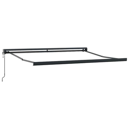 Tenda Retrattile Gialla e Bianca 3x2,5 m in Tessuto e Alluminio