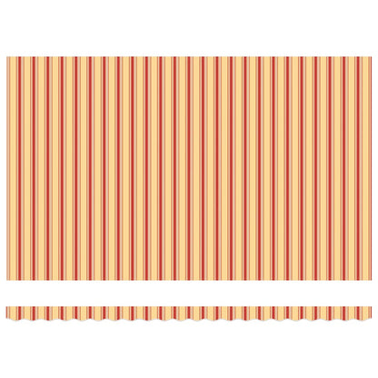 Tenda Sole Retrattile Gialla e Bianca 5x3 m Tessuto e Alluminio - homemem39