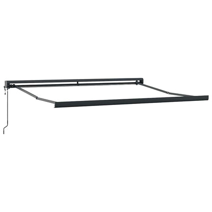 Tenda Retrattile Arancione Marrone 3x2,5 m Tessuto e Alluminio