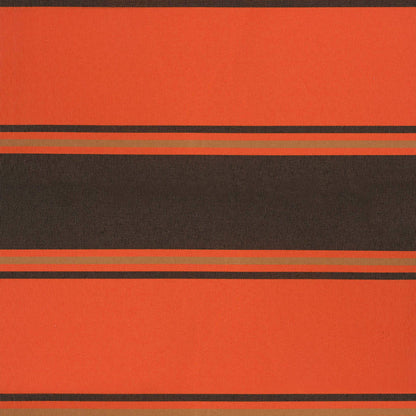 Tenda Retrattile Arancione Marrone 3x2,5 m Tessuto e Alluminio - homemem39