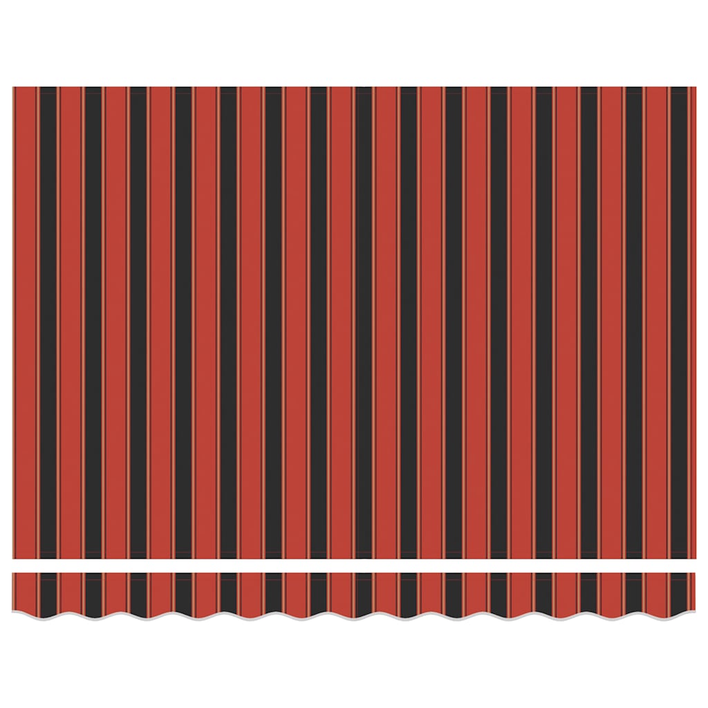 Tenda Retrattile Arancione Marrone 3,5x2,5m Tessuto e Alluminio - homemem39