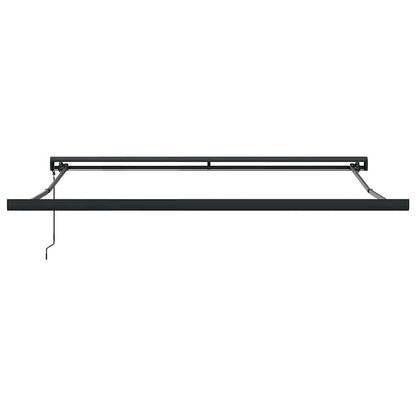 Tenda Retrattile Arancione Marrone 3,5x2,5m Tessuto e Alluminio