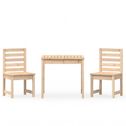 Set Bistrot da Giardino 3 pz in Legno Massello di Pino - homemem39