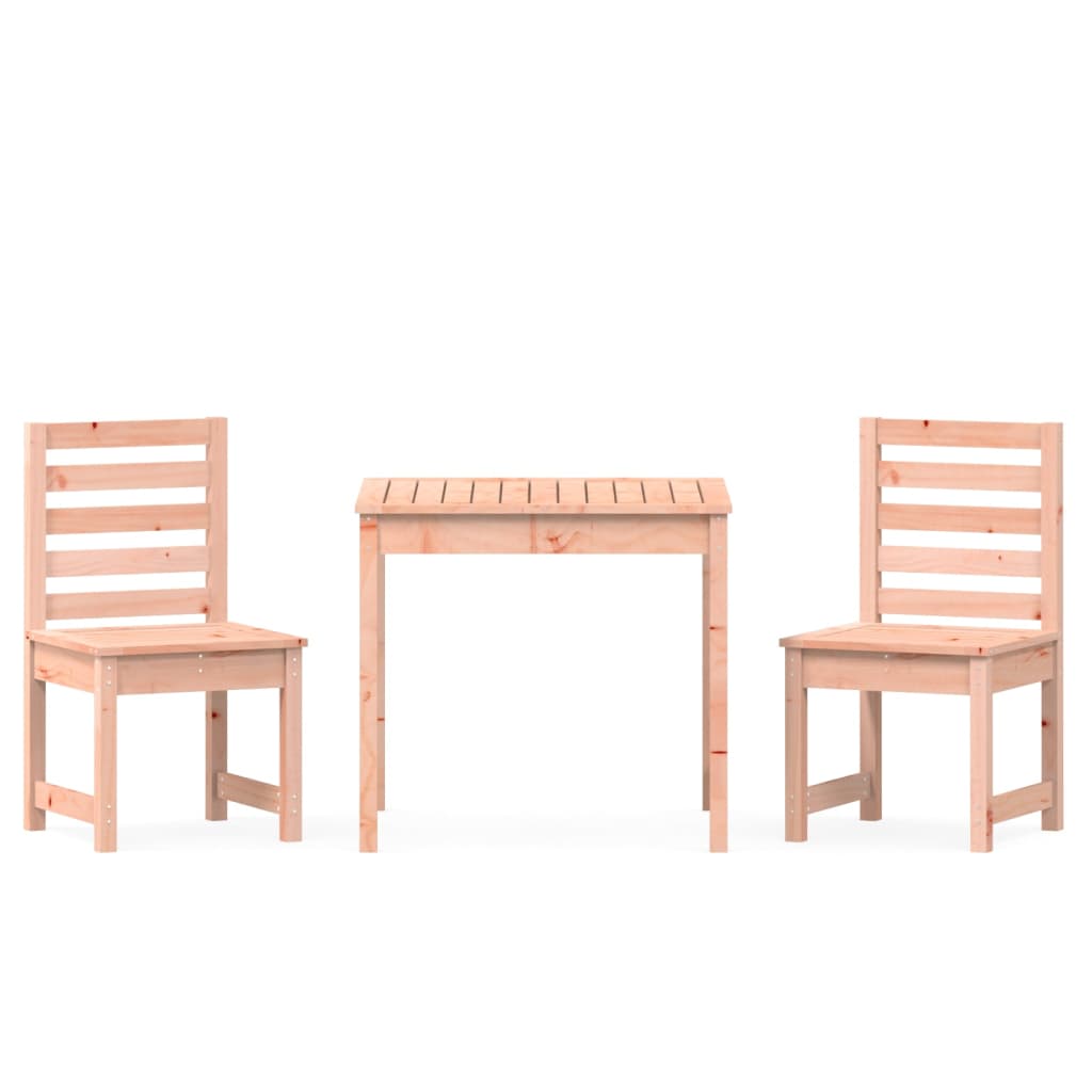 Set Bistrot da Giardino 3 pz in Legno Massello di Douglas