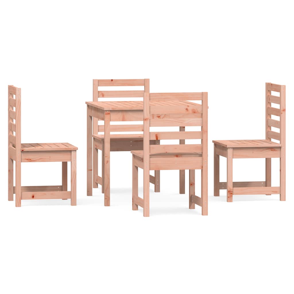 Set da Pranzo per Giardino 5 pz in Legno Massello di Douglas