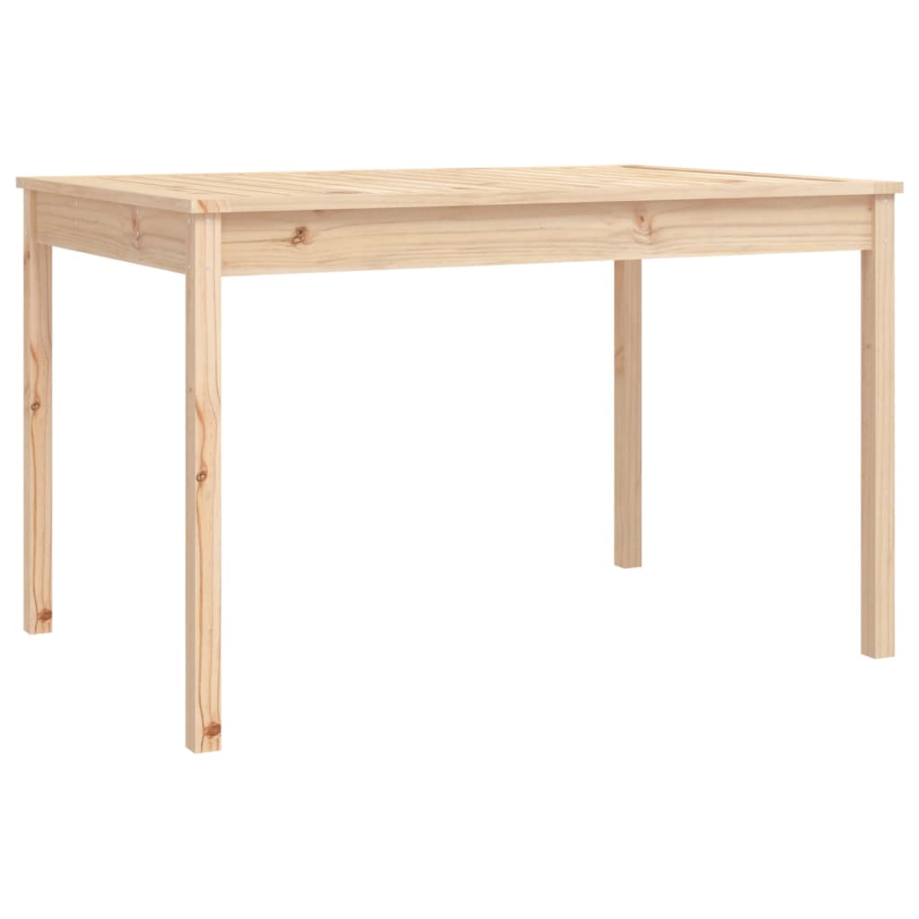 Set da Pranzo per Giardino 4 pz in Legno Massello di Pino