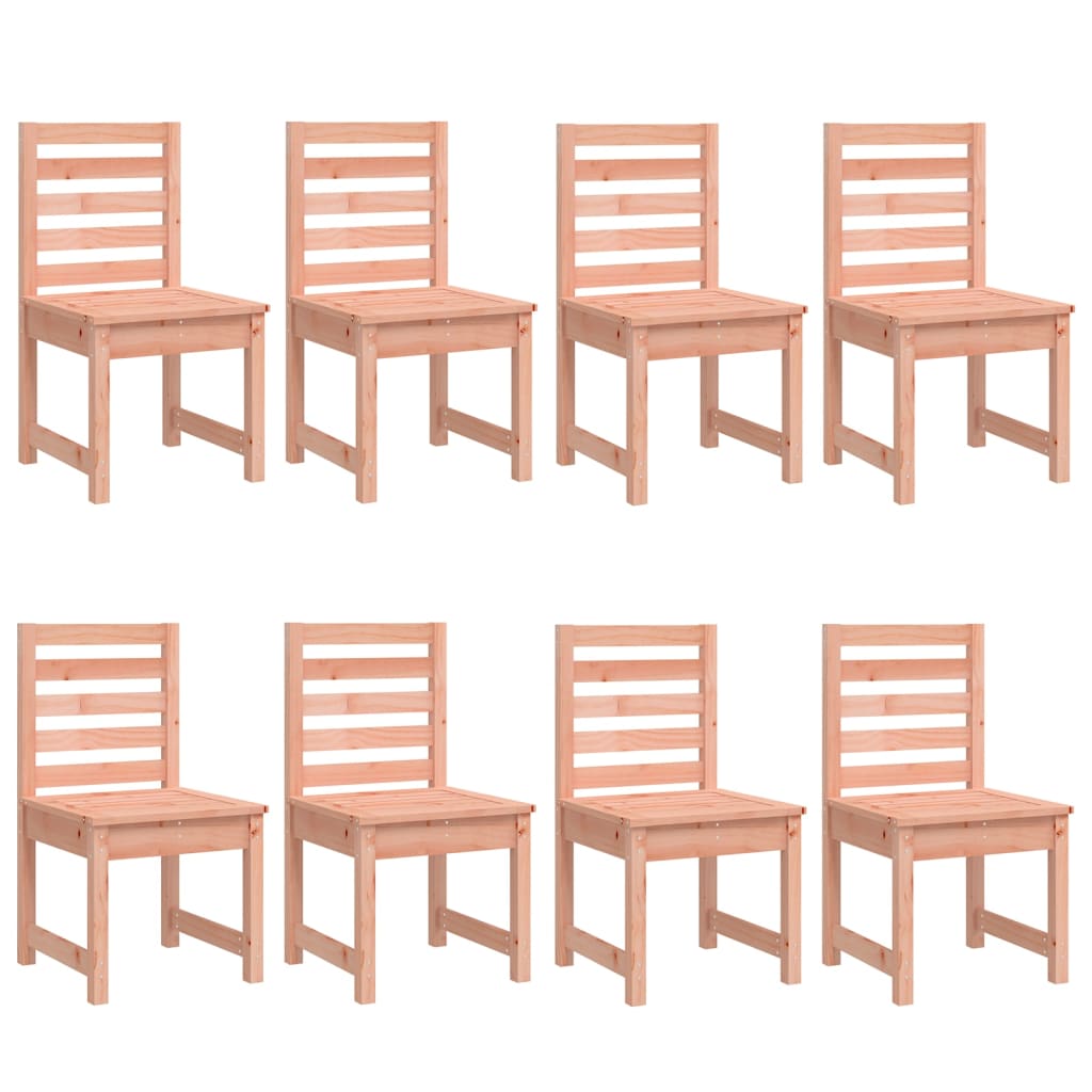 Set da Pranzo per Giardino 11 pz in Legno Massello di Douglas