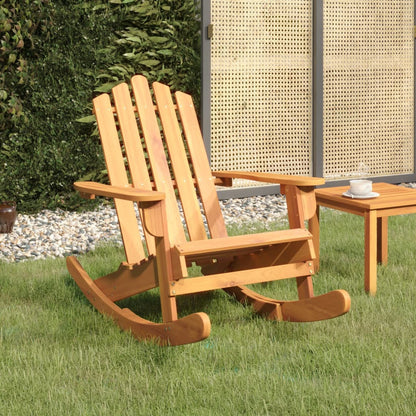 Sedia a Dondolo Adirondack in Legno Massello di Acacia | homemem39
