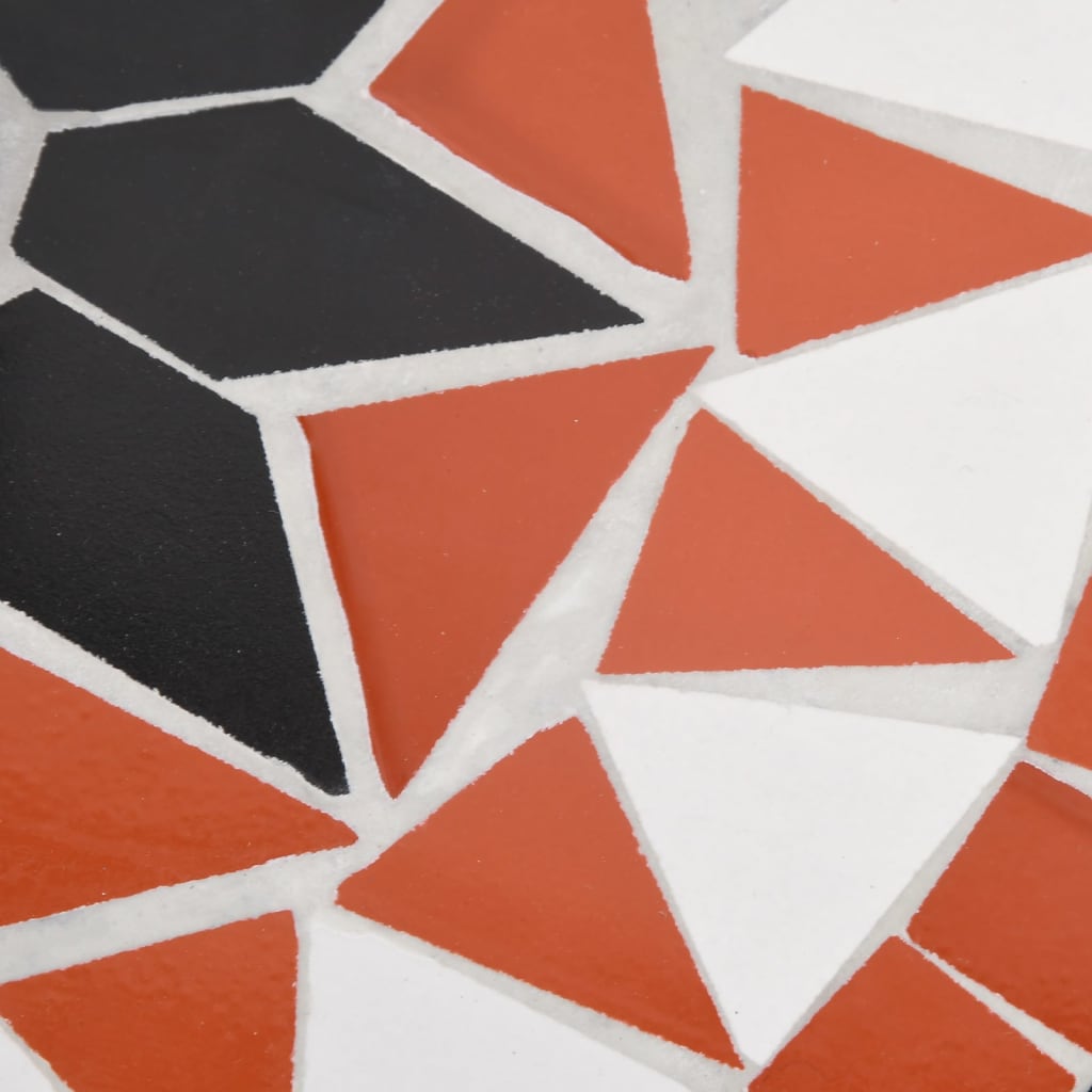 Base per Ombrellone Terracotta e Bianco Rotonda 12 kg - homemem39