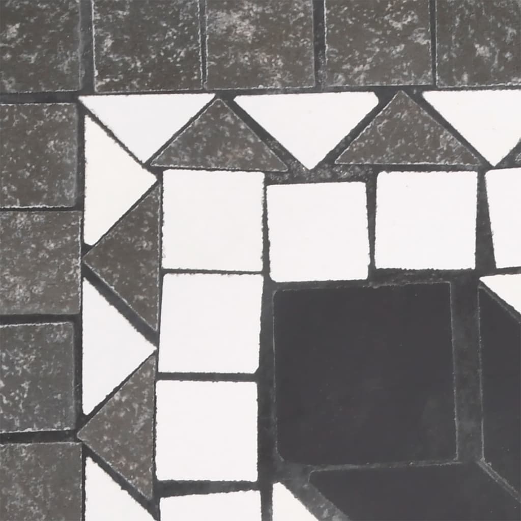 Base per Ombrellone Nero e Bianco Quadrata 12 kg | homemem39