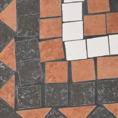 Base per Ombrellone Terracotta e Bianco Quadrata 12 kg | homemem39