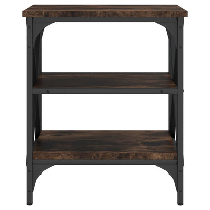 Tavolino da Salotto Rovere Fumo 40x42x50cm in Legno Multistrato - homemem39