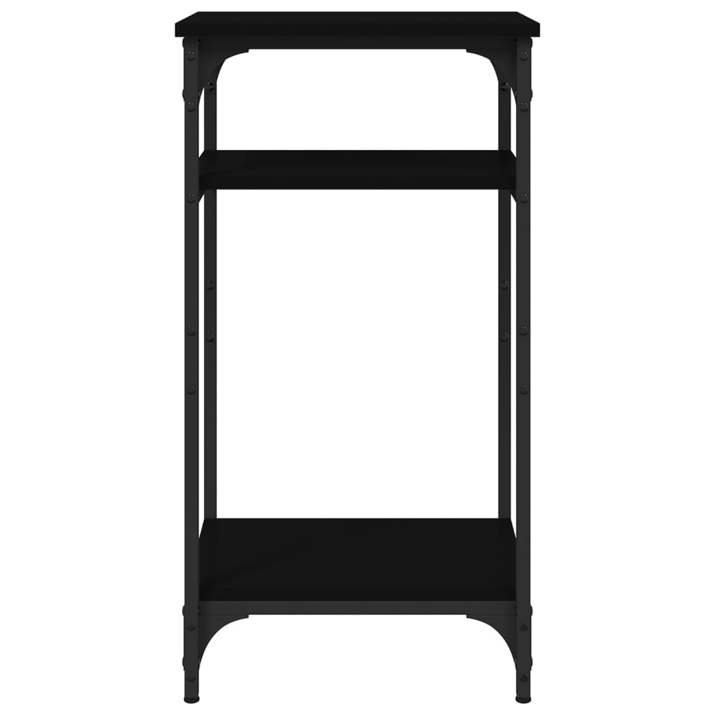 Tavolino Nero 40x30x75 cm in Legno Multistrato - homemem39