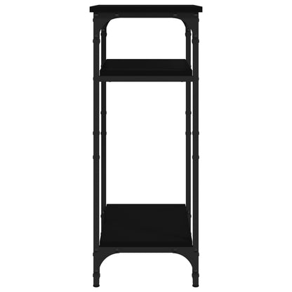 Tavolino Nero 40x30x75 cm in Legno Multistrato - homemem39