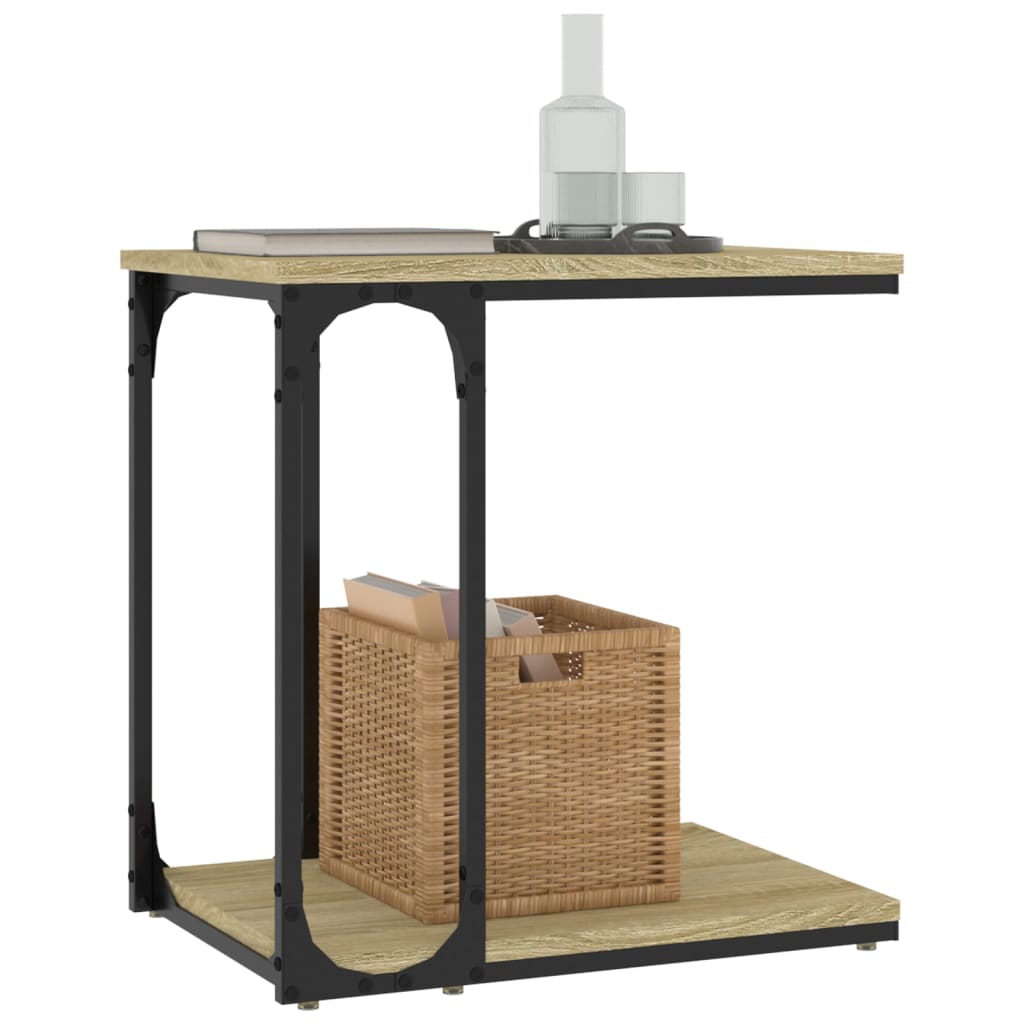 Tavolino Rovere Sonoma 50x35x52 cm in Legno Multistrato | homemem39