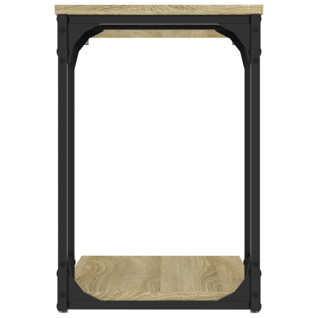 Tavolino Rovere Sonoma 50x35x52 cm in Legno Multistrato - homemem39
