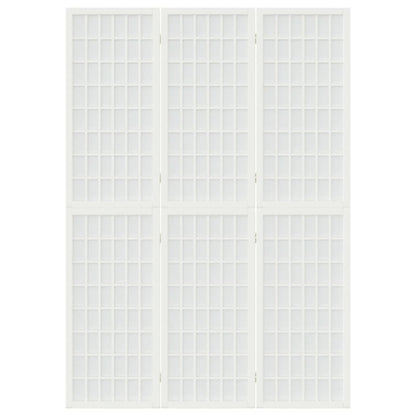 Divisorio Pieghevole 3 Pannelli Stile Giapponese 120x170 Bianco - homemem39