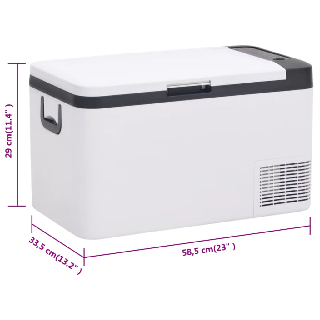 Borsa Frigo con Manico Nera e Bianca 18 L in PP e PE | homemem39
