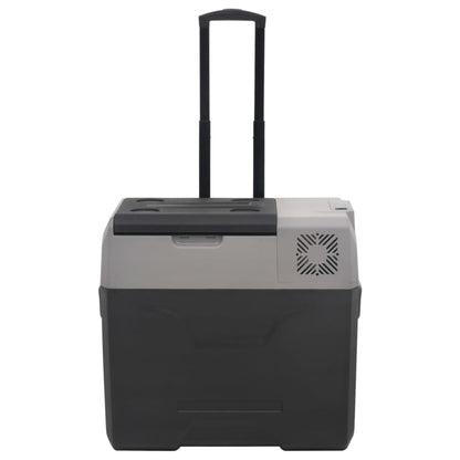 Borsa Frigo con Manico e Ruote Nera e Grigia 30 L Polipropilene | homemem39