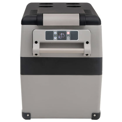 Borsa Frigo con Manico Nera e Grigia 55 L in PP e PE | homemem39
