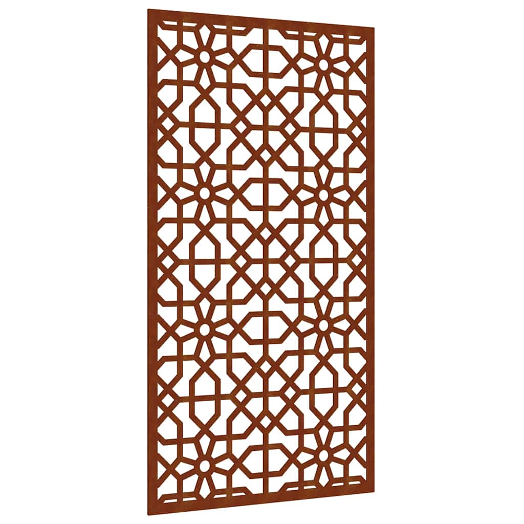 Decorazione Muro da Giardino 105x55 cm Moresco Acciaio Corten | homemem39