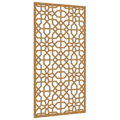Decorazione Muro da Giardino 105x55 cm Moresco Acciaio Corten - homemem39